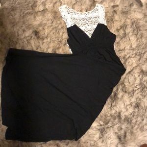 Black maxi dress
